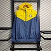 2023/2024 Brazil Windbreaker(Yellow-Grey)Football Shirt 1:1 Thai Quality