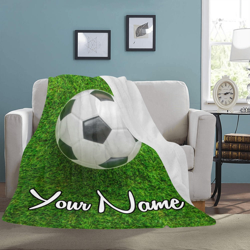 Personalized Soccer Blanket For Comfort & Unique|BKKid308