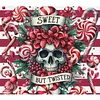 Skull Flowers-11CT Stamped Cross Stitch 50*45cm/19.69*17.72in