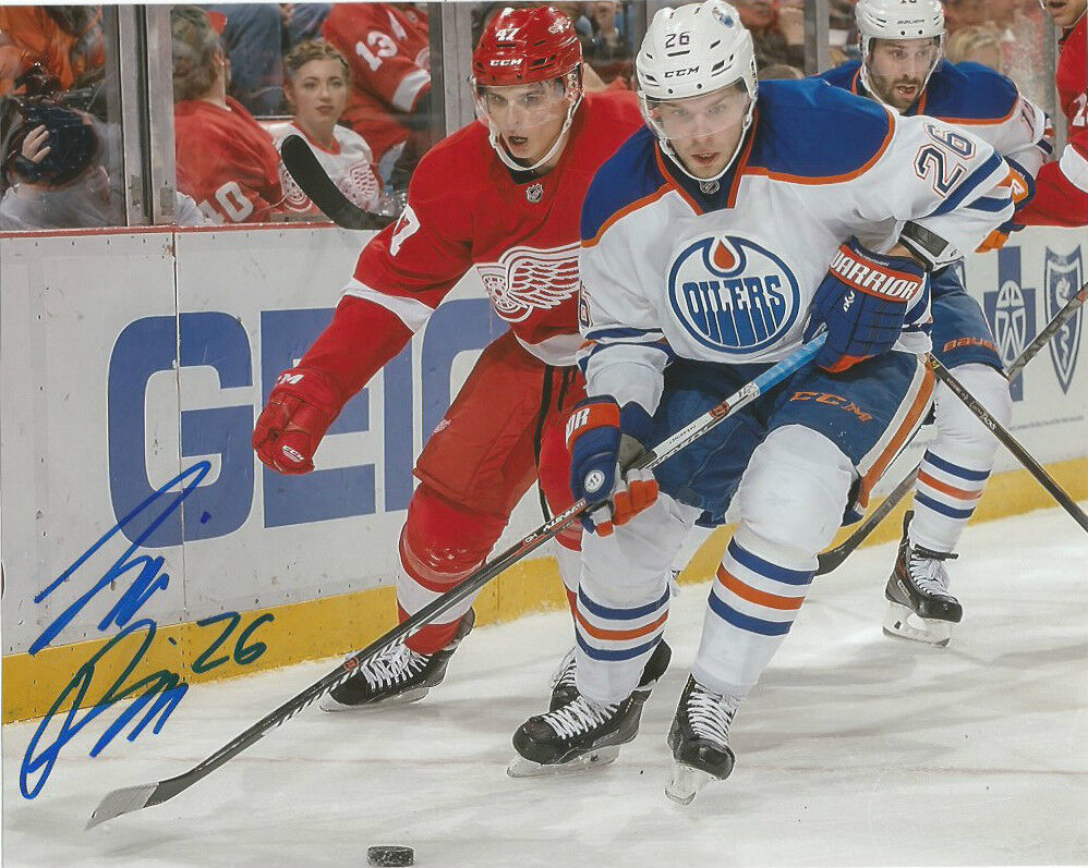 Edmonton Oilers Ilro Pakarinen Signed Autographed 8x10 Photo Poster painting NHL COA A