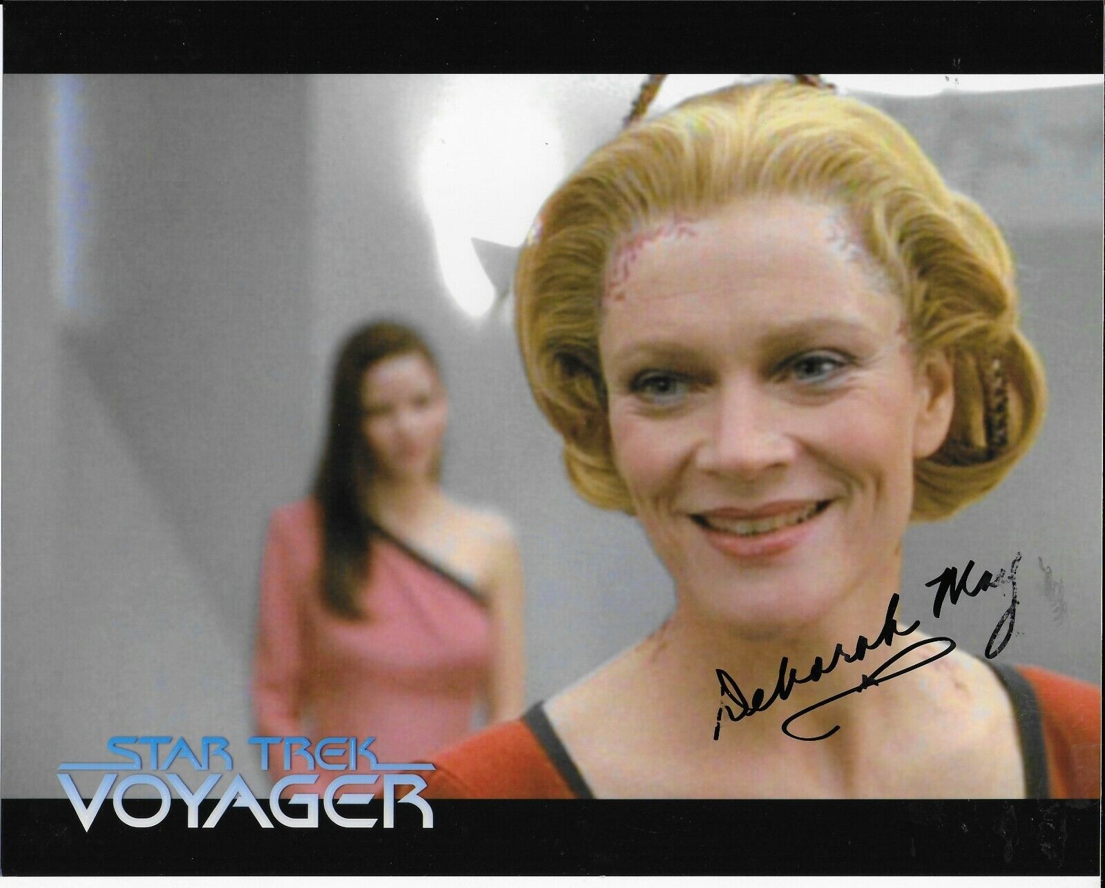 Deborah May Star Trek Original Autographed 8X10 Photo Poster painting (slightly smudged) SP