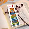 6pcs Dog and Book-DIY Stamped Cross Stitch Bookmark 47x28cm (Single-Sided)