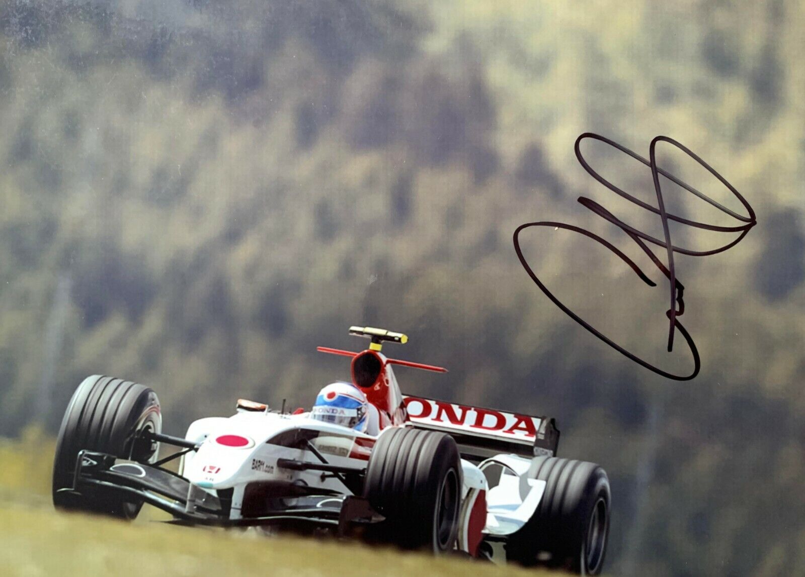 Anthony Davidson BAR Honda Hand Signed Autograph F1 Brawn Le Mans Aston Martin