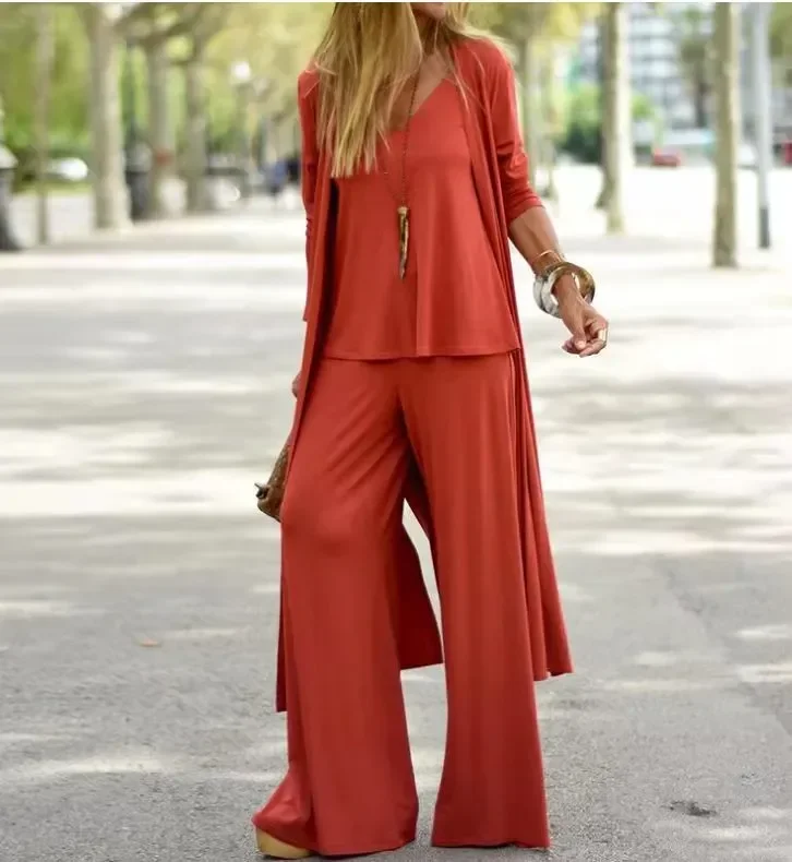2023 Women's Casual Comfortable Loose Three-piece Suit
