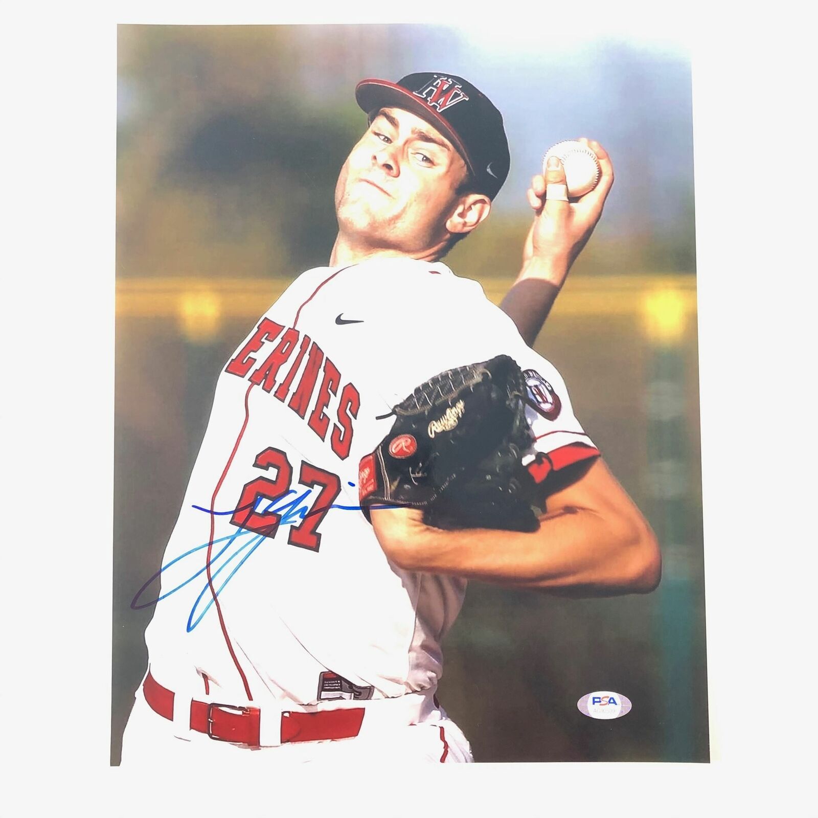 Lucas Giolito signed 11x14 Photo Poster painting PSA/DNA Wolverines autographed