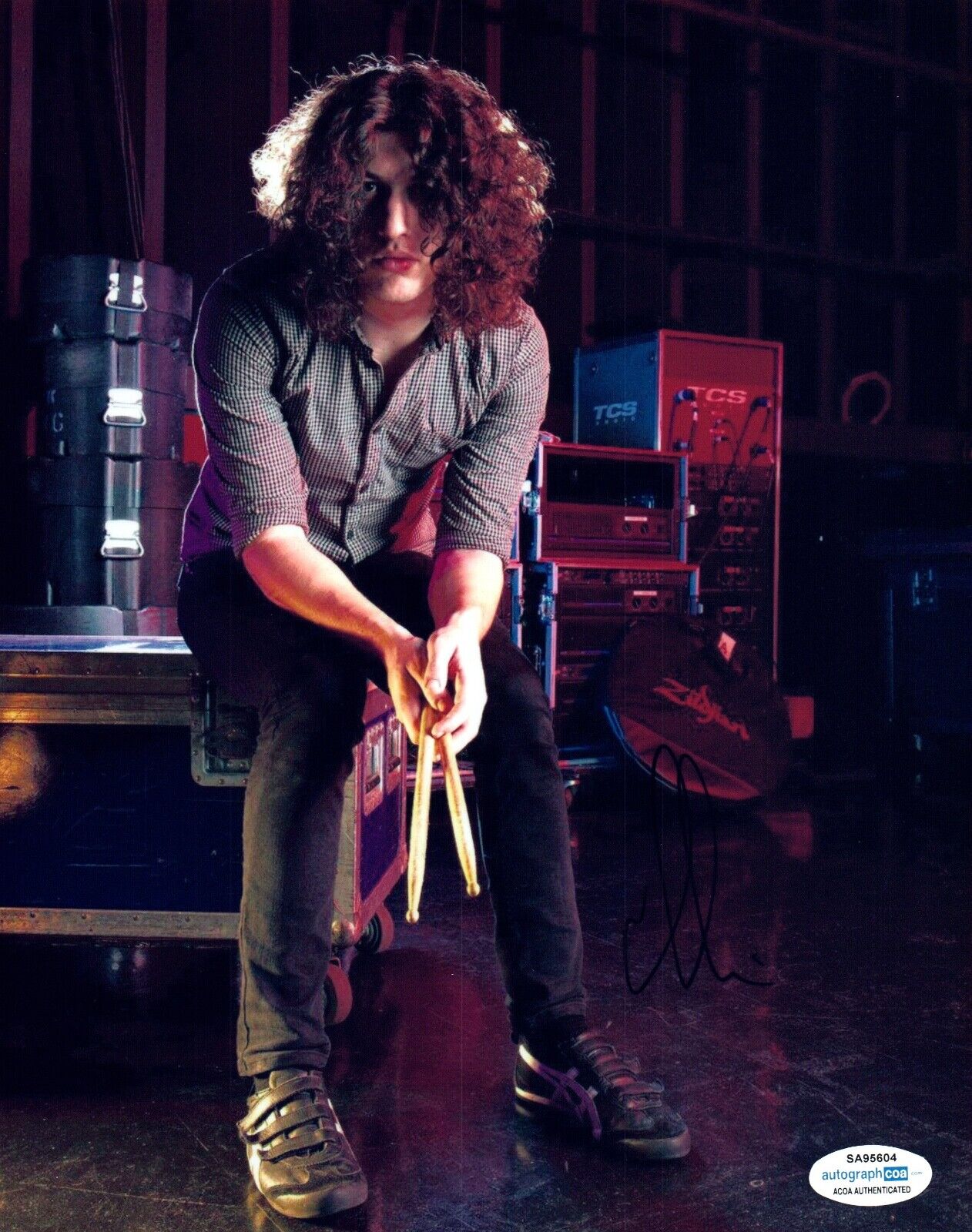 Ilan Rubin Signed Autographed 8x10 Photo Poster painting Nine Inch Nails Drummer ACOA COA