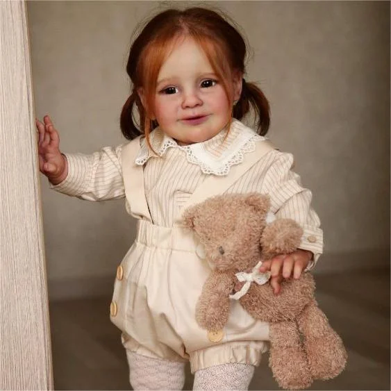 20" Reborn Baby Girl That Look Real Named Cleliy, Soft Truly Cloth Body Baby Doll