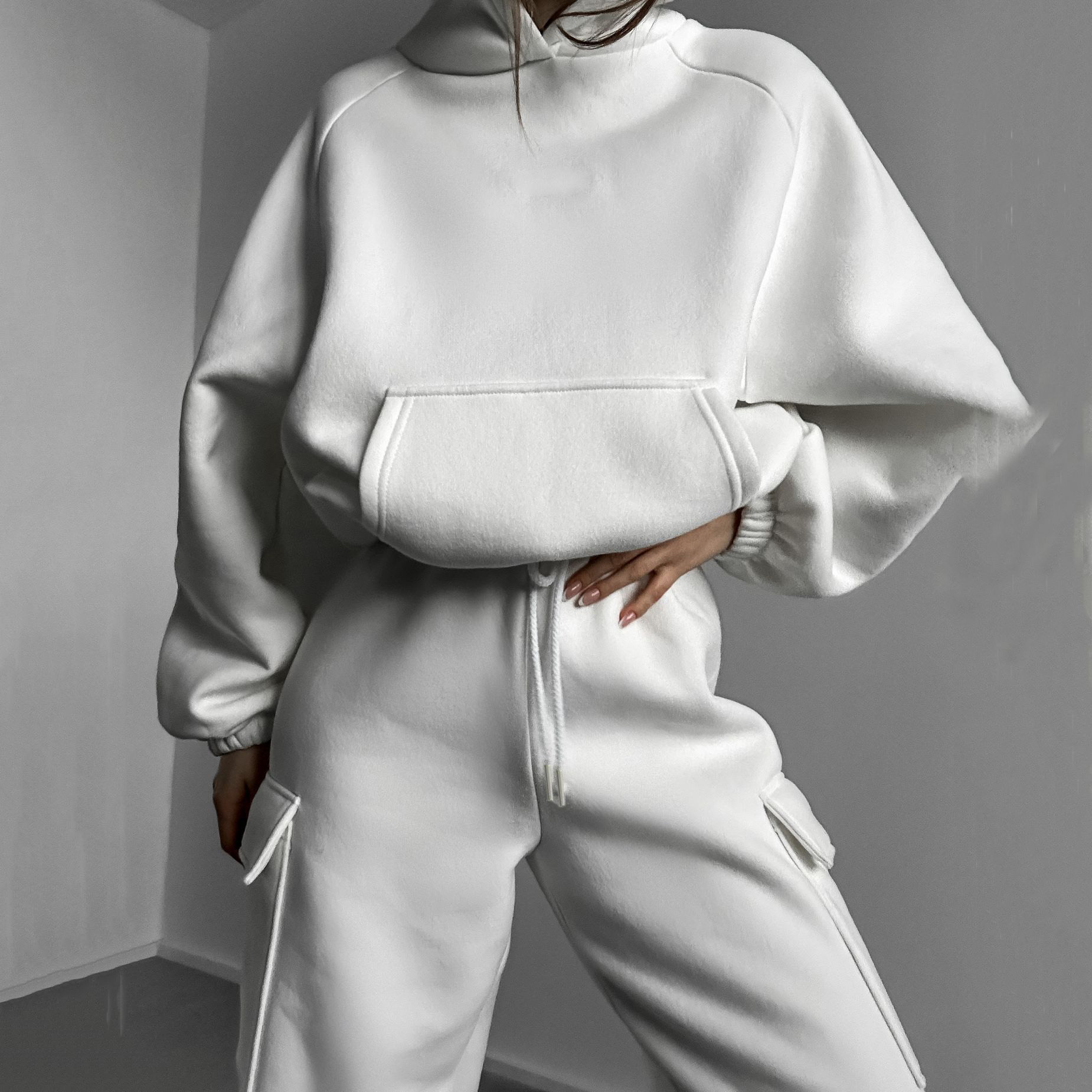 Women's Fashion Sports Casual Sweatshirt Set