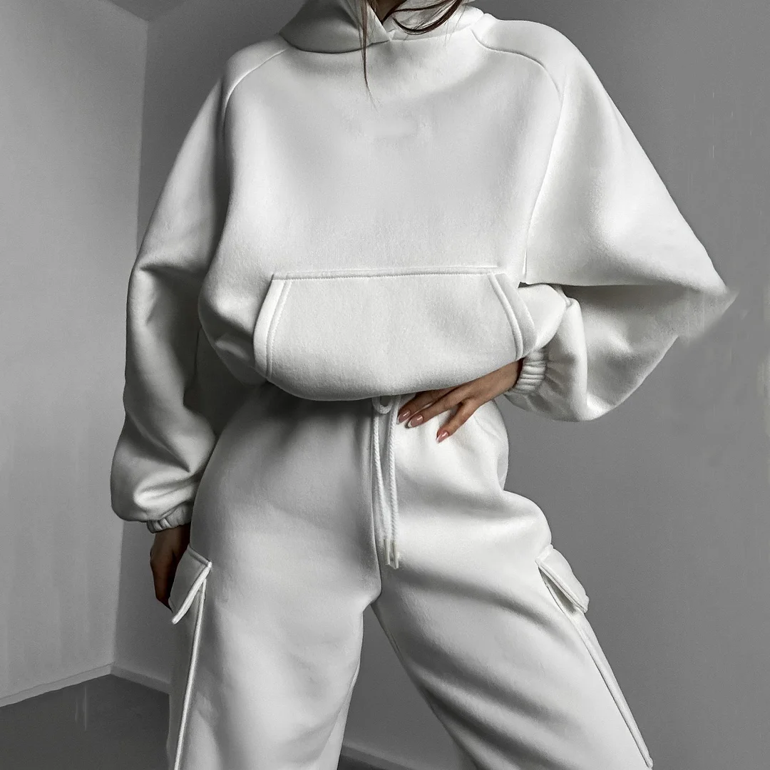 Women's Fashion Sports Casual Sweatshirt Set