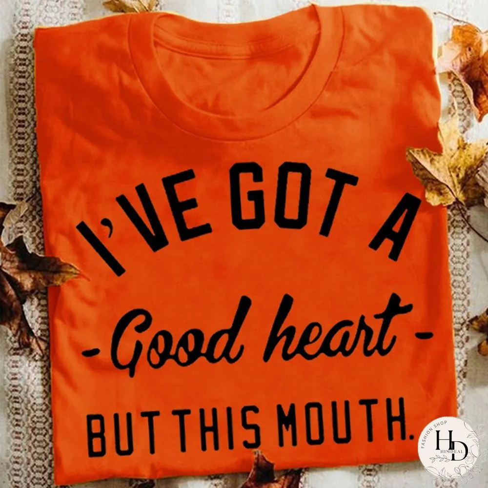 Casualwear Letters printed Shirts for Women Crew neck Tees Tops Summer Short Sleeves Women