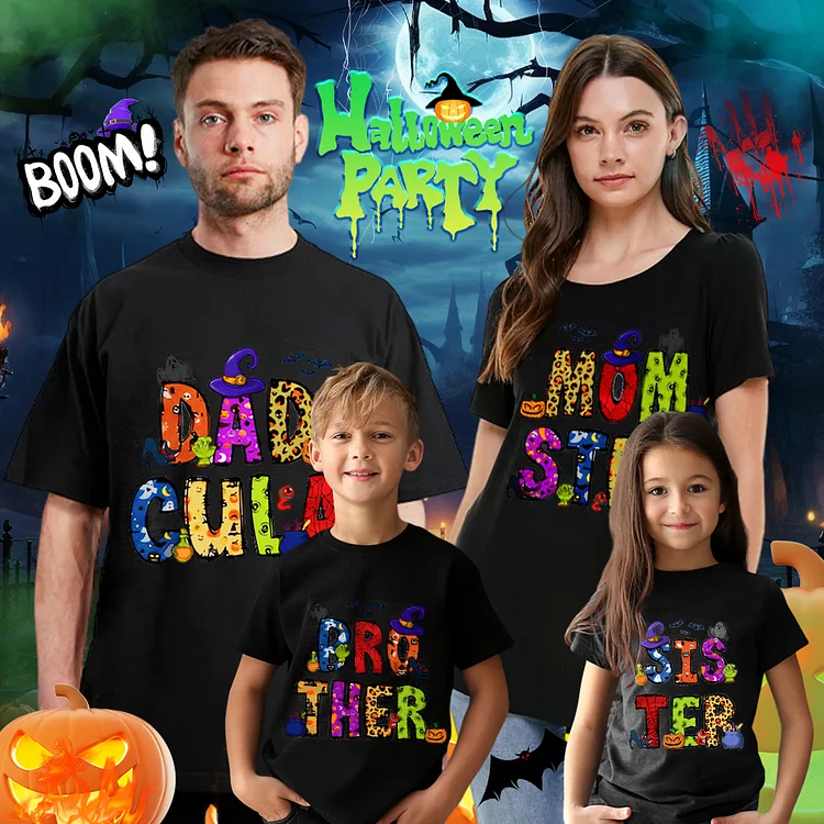 Halloween Parent-child T-shirt-BSLY0047