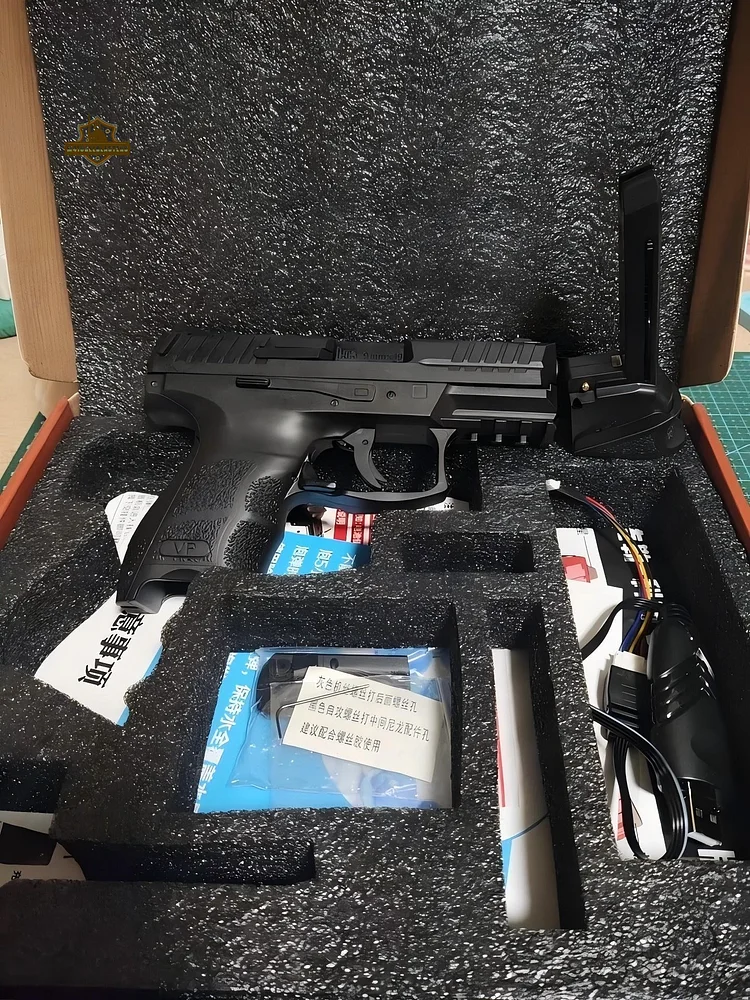 DX VPS9k Semi-Auto Gel Blaster – 165 FPS Metal Blowback Pistol