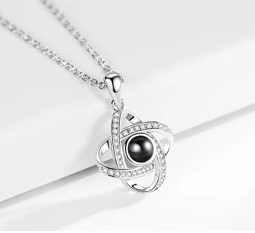 New Projector Picture Custom Personalized Photo Necklace Best Mother's Day Gift  wetirmss