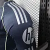 Joyfball 2025/2026 Player Version Long Sleeve Real Madrid Away Football Jersey（The player version jersey is a bit tight, please pay attention to the size selection）