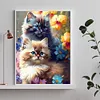 Cats Nature-Full Round Diamond Painting 30*40CM