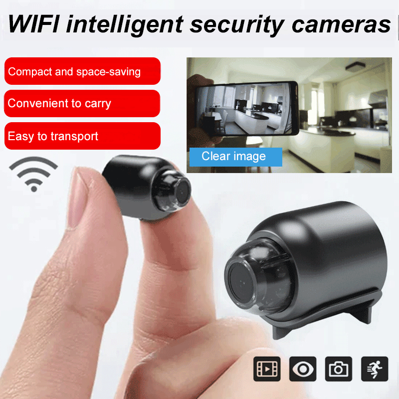 JIASEN Home Security Camera Wireless WIFI Mini Indoor Surveillance With Night Vision 1080P HD