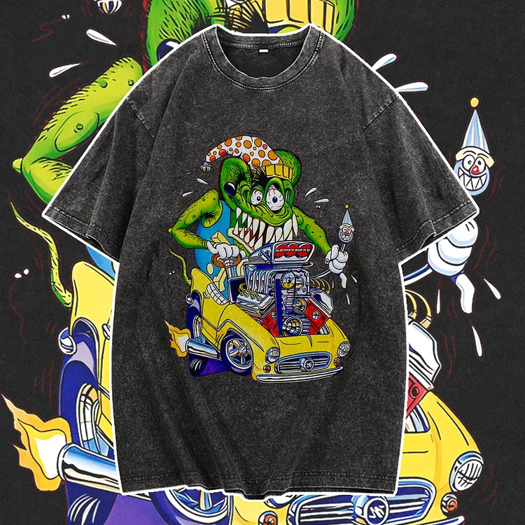 Davidhawaii100% Cotton Casual Attractive Funny Hot Rod Culture Street T-Shirt - 100% Cotton