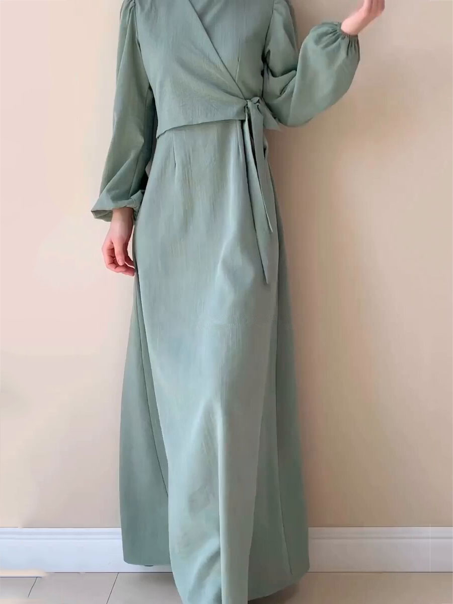 Rotimia Versatile Solid Color Maxi Dress