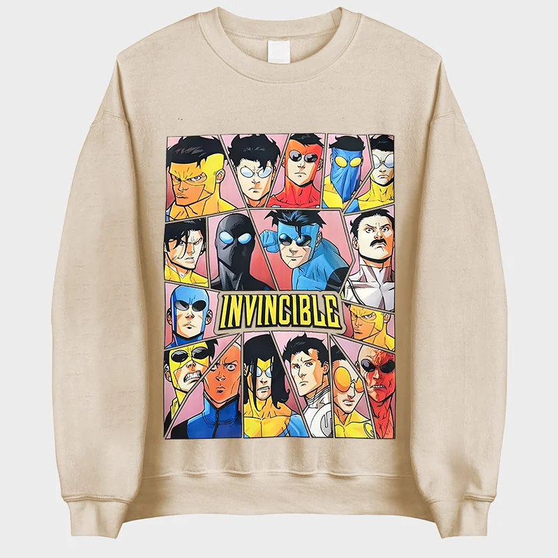 Invincible Printed Oversized Unisex Sweatshirt