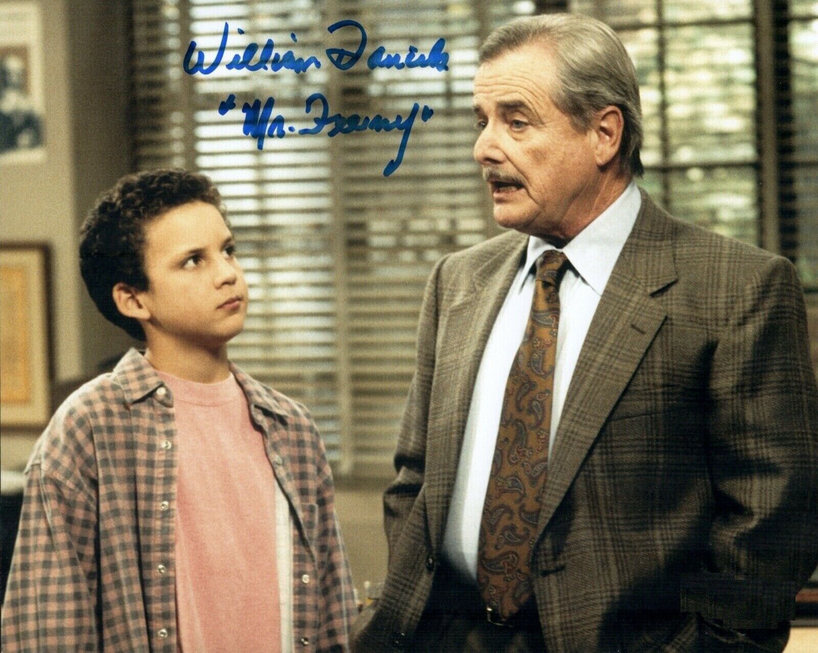 William Daniels Autographed Signed 8x10 Photo Poster painting ( Boy Meets World ) REPRINT