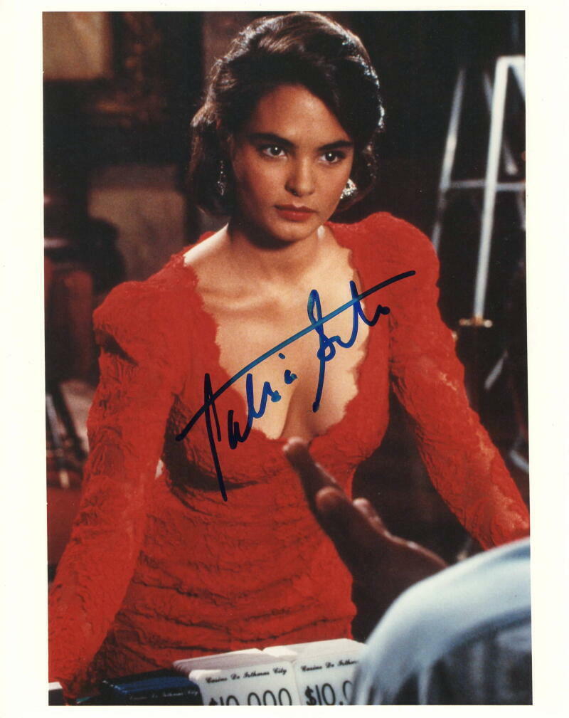 TALISA SOTO SIGNED AUTOGRAPH 8X10 Photo Poster painting - SEXY LICENSE TO KILL JAMES BOND GIRL