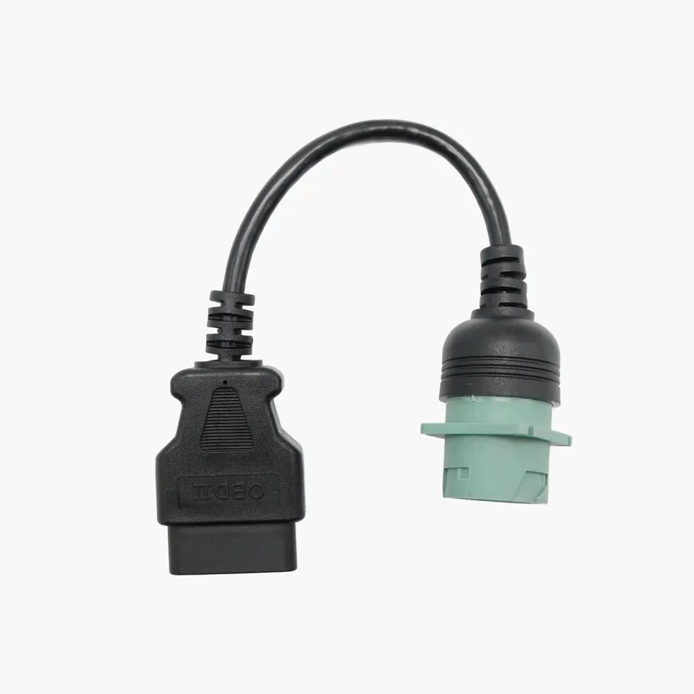OBD2 J1939 Truck Diagnostic Cable 9 To 16 Pin Male Connector For Cummins Deutsch