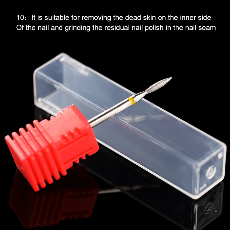 PICT YOU Carbite Head Nail Drill Bits Nail Art Tools Polishing Sanding Gel Nail Polish Nail File for Machine Pedicure Manicure-Nail Inspo