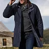 Men's Outdoor Mid-Length Double Layer Woolen Coat Jacket by Inlyline