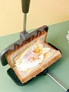 Baking Tray Double-sided Hot Dog Toaster Panini Press for Pancakes Omelets Toast