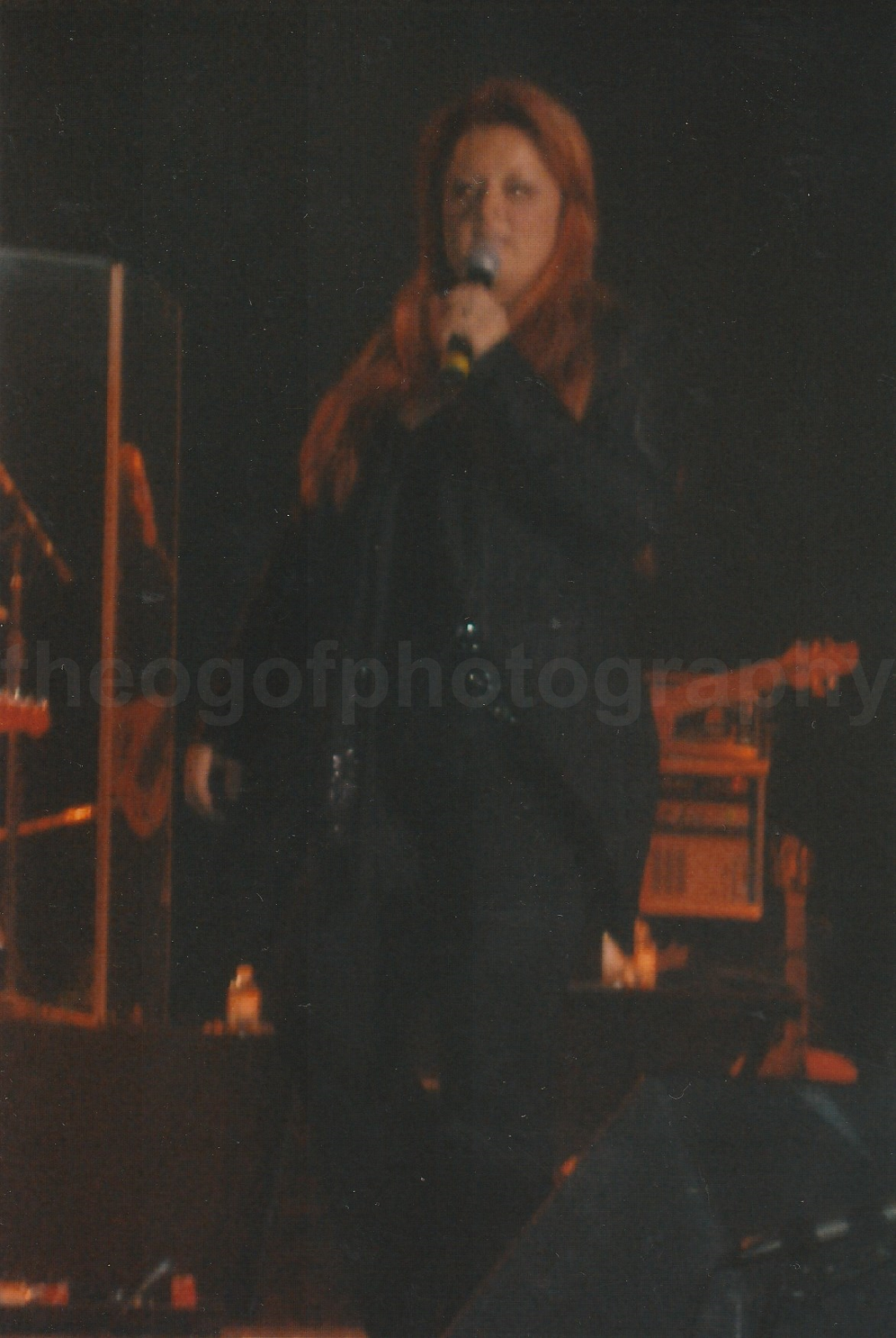 WYNONNA Found Photo Poster paintingGRAPH ColorOriginal Snapshot VINTAGE 22 34