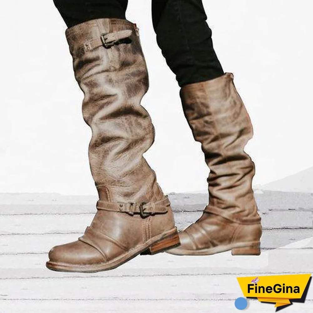 Women Vintage Plus Size Booties Casual Shoes