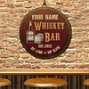 Whiskey Bar Customized Tin Painting / Wooden Painting (Round 12*12 inches)