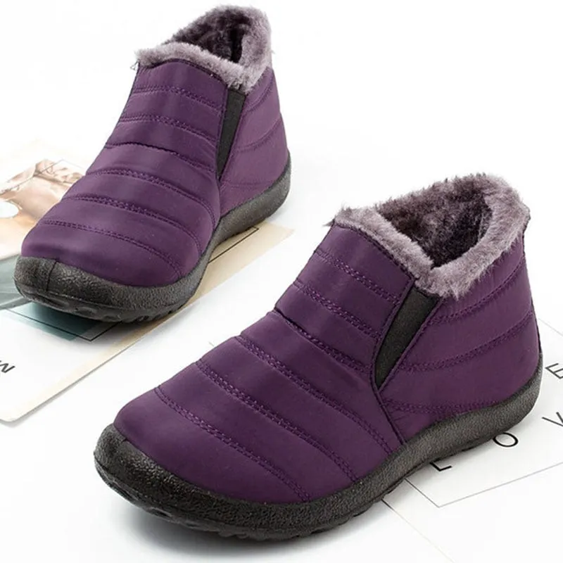 Men Shoes For Men Ankle Boots Waterproof Winter Shoes Warm Plush Snow Boots Unisex Anti Skid Plus Size 47 Mans footwear