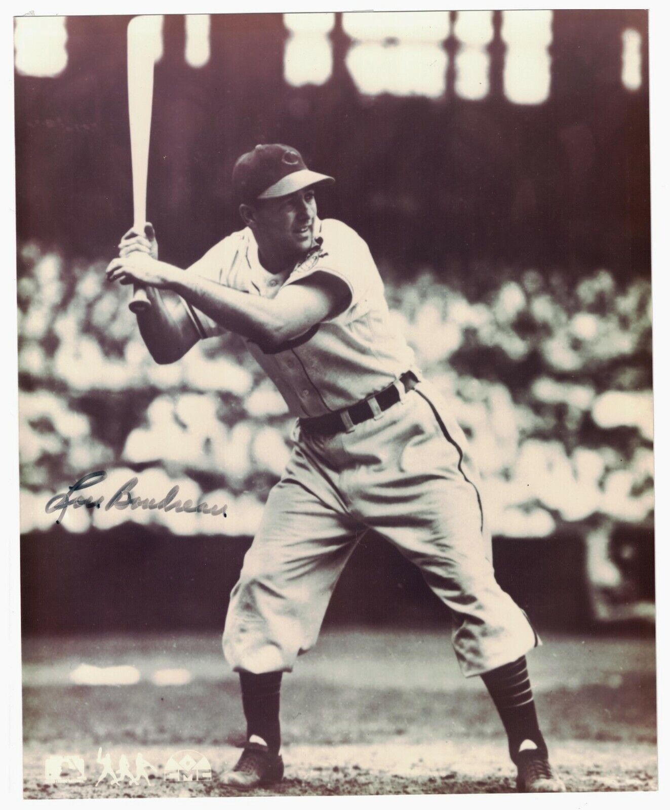 Lou Boudreau Signed Autographed 8x10 Photo Poster painting Cleveland Indians