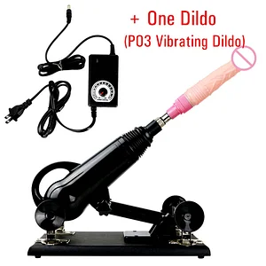 Automatic Sex Machine With Dildo Strong Motor Masturbator Black Love Machines