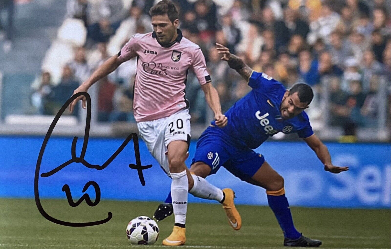 Franco Vazquez Hand Signed Palermo 6X4 Photo Poster painting