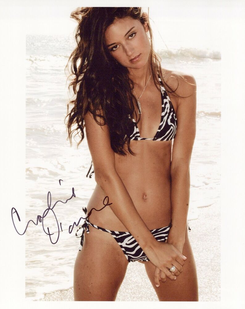 Caroline D'Amore head shot autographed Photo Poster painting signed 8x10 #10