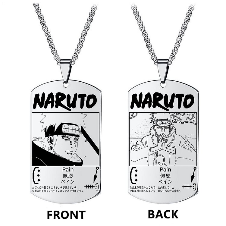 Naruto Pain Anime Merch Necklace weebmemes