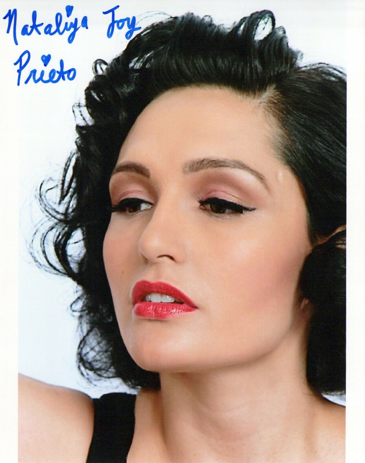 Nataliya Joy Prieto glamour shot autographed Photo Poster painting signed 8x10 #9