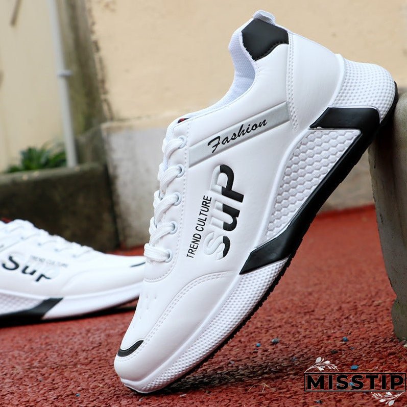 Slouchy Men's Sports Korean White Outdoor Casual Shoes