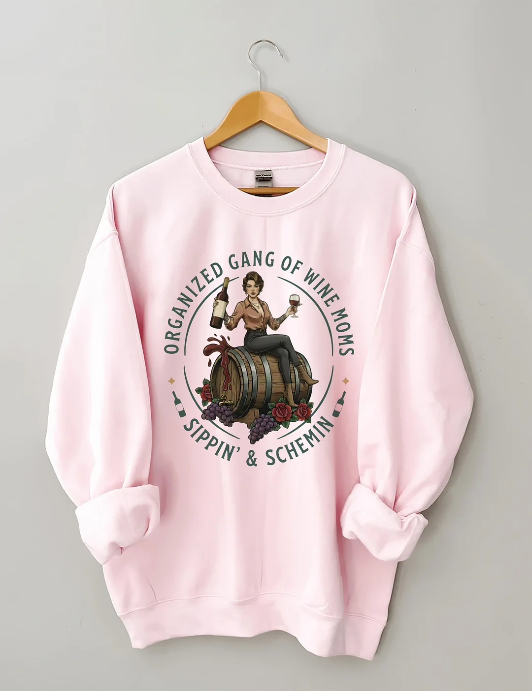 Organized Gang Of Wine Moms Sweatshirt