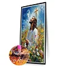 Jesus Kreuz 5d DIY Diamant Kunst Malerei Kit Quadrat Vollbohrer Dimond Art 45x75cm