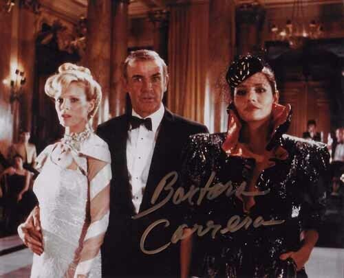 BARBARA CARRERA 007 JAMES BOND AUTHENTIC AUTOGRAPH AS FATIMA BLUSH