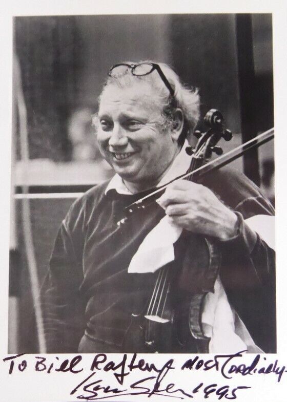 ISAAC STERN Signed Photo Poster paintinggraph - Polish/American Violinist - preprint