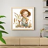 Farm Baby - 18CT Stamped Cross Stitch 25*25cm/9.84*9.84in