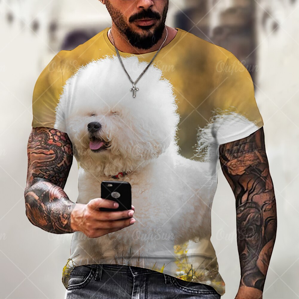 

Dog - 3D Printed Men T Shirt, Xxxl, 501 Original