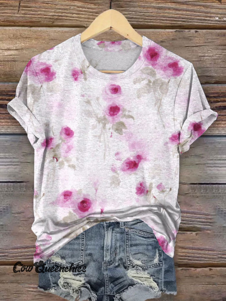 Vintage Art Print T-shirt Multicolor / S