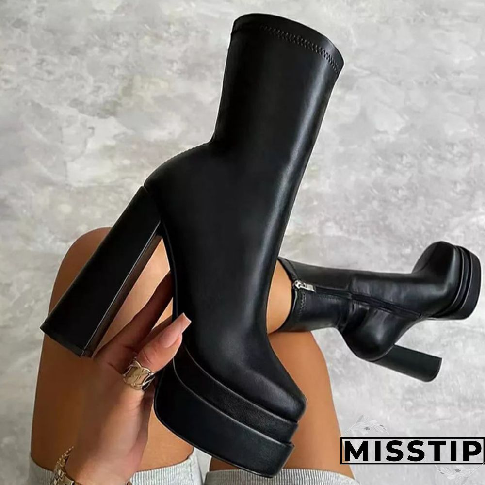 Black Casual Patchwork Solid Color Shoes