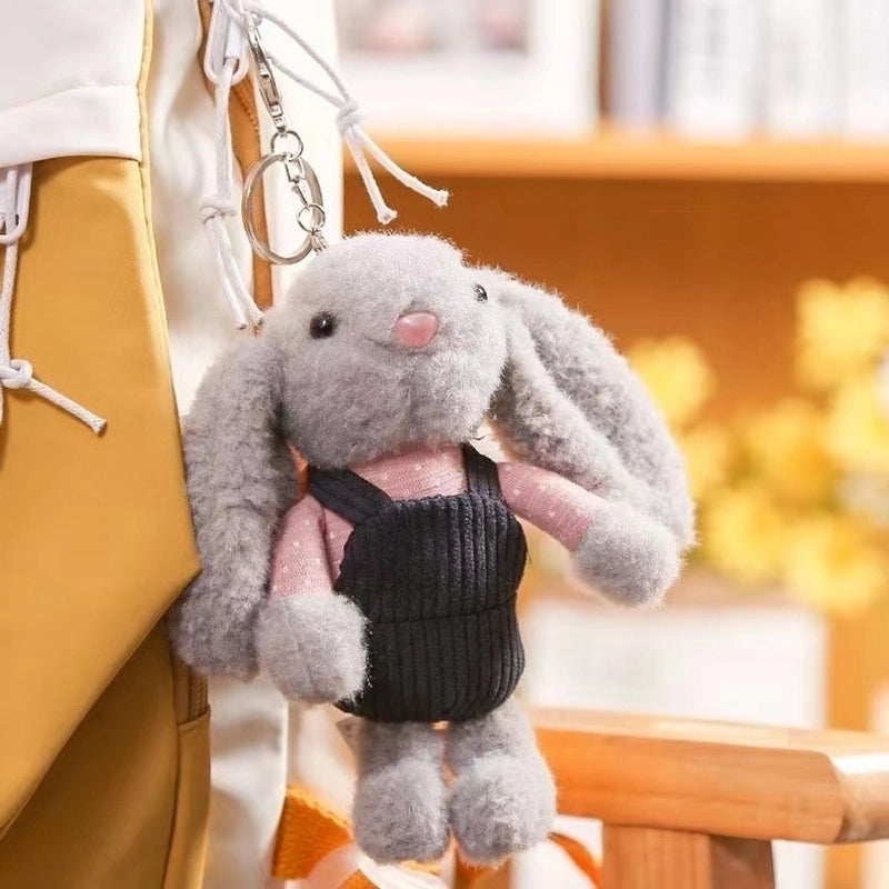 Cute Rabbit Pp Cotton Plush Women’s Bag Pendant Keychain