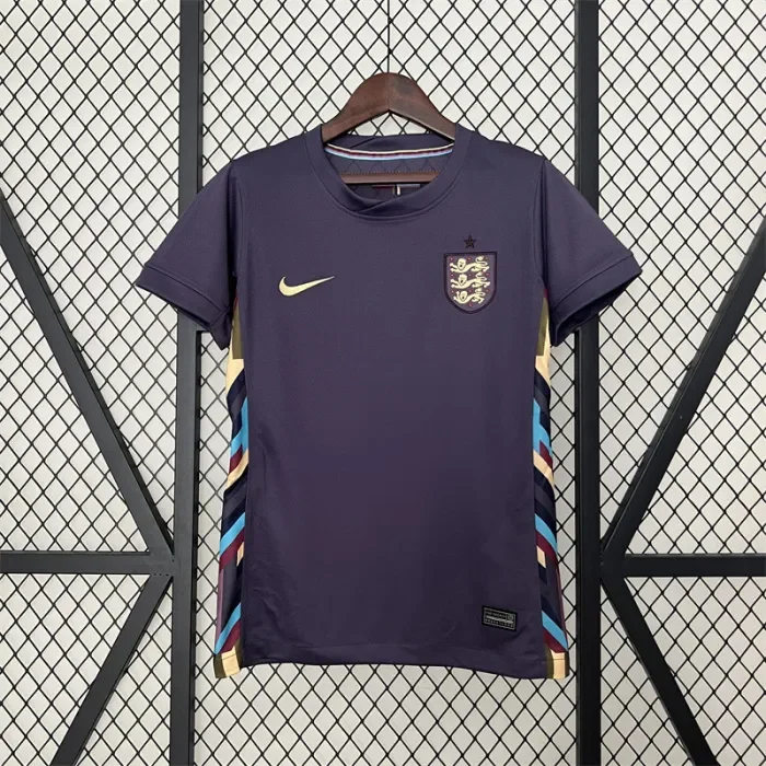 Women England Away Kit 24/25 Euro Cup 2024 Football Jersey